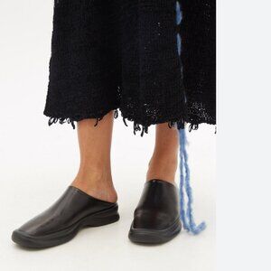 THE ROW Town leather clogs  Black Size: IT41